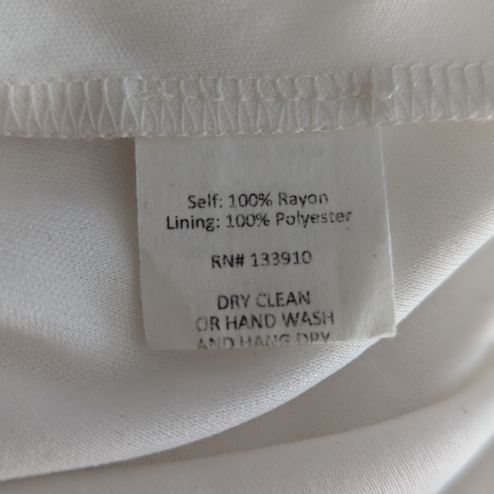 Show Me Your Mumu White Juana Tassel Tunic Top Cover Up Size Small *Note Re Spot - Picture 10 of 13